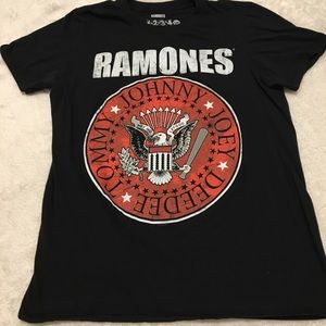Ramones Red and Black Tee